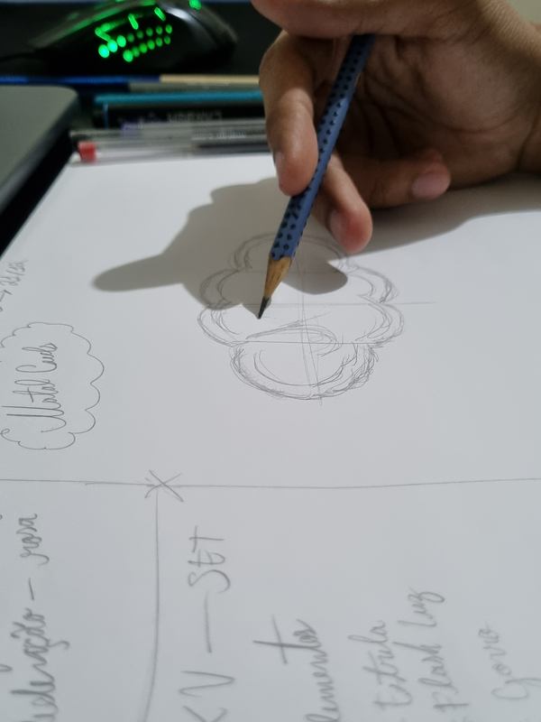 Bastidores do trabalho de Fernando