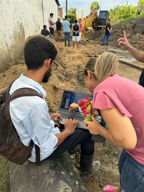 Bastidores do trabalho de Fernando